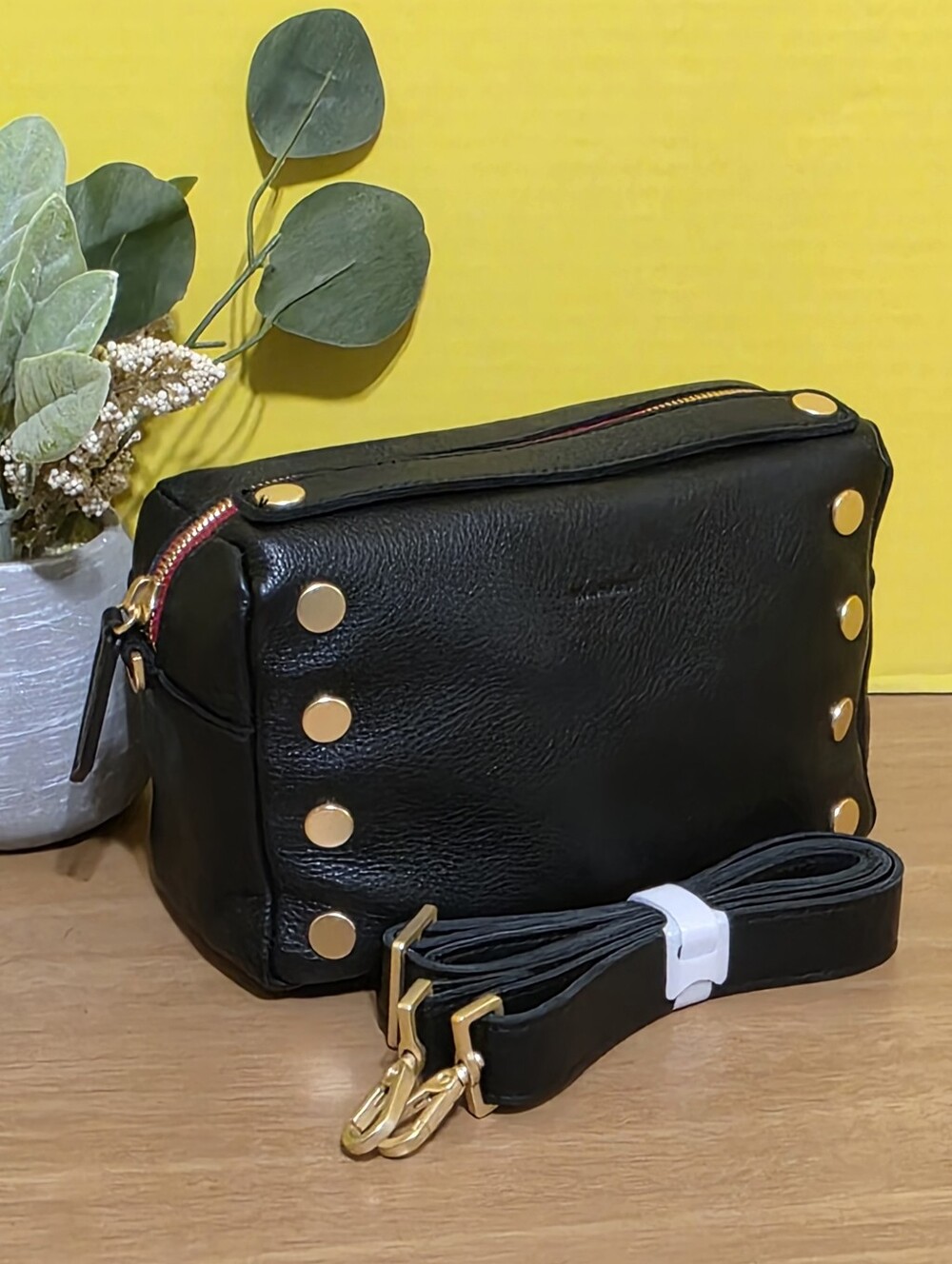Hammitt Black Evan Bag with Gold Studs - Picture 3 of 7